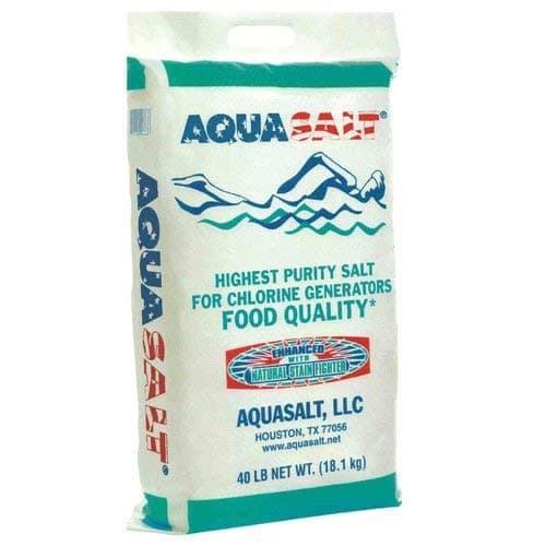 AQUASALT Pool and Spa Chlorine Generator Salt, 40 lb