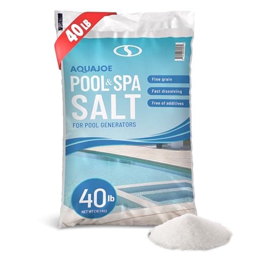 Aqua Joe Pool and Spa Salt for Chlorine Generators, 40 lb