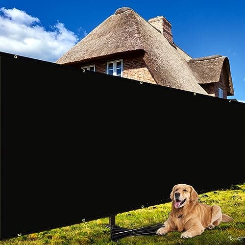 Shade&Beyond Fence Privacy Screen, 4 ft x 50 ft, 170 GSM