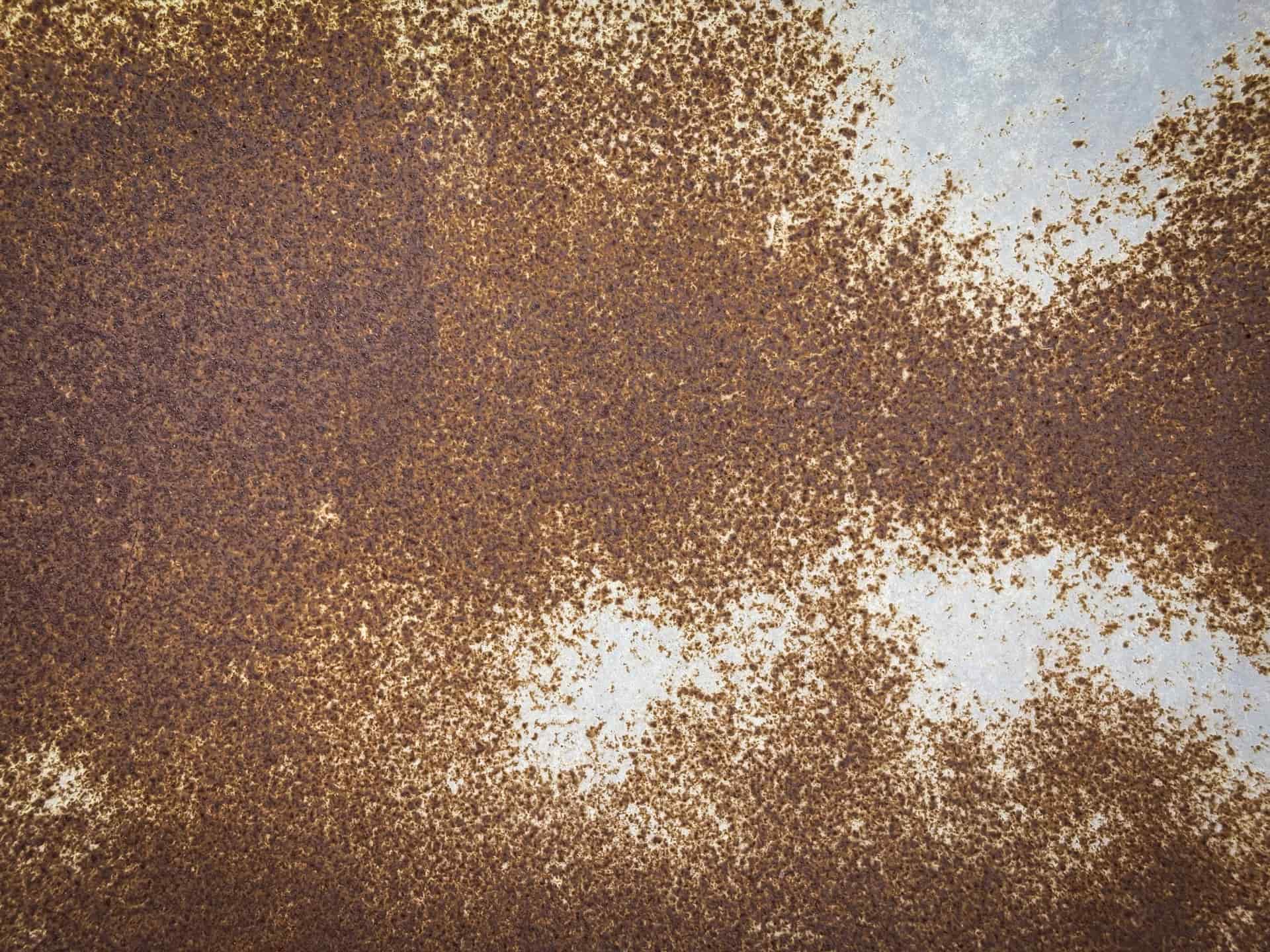 A rusted metal surface
