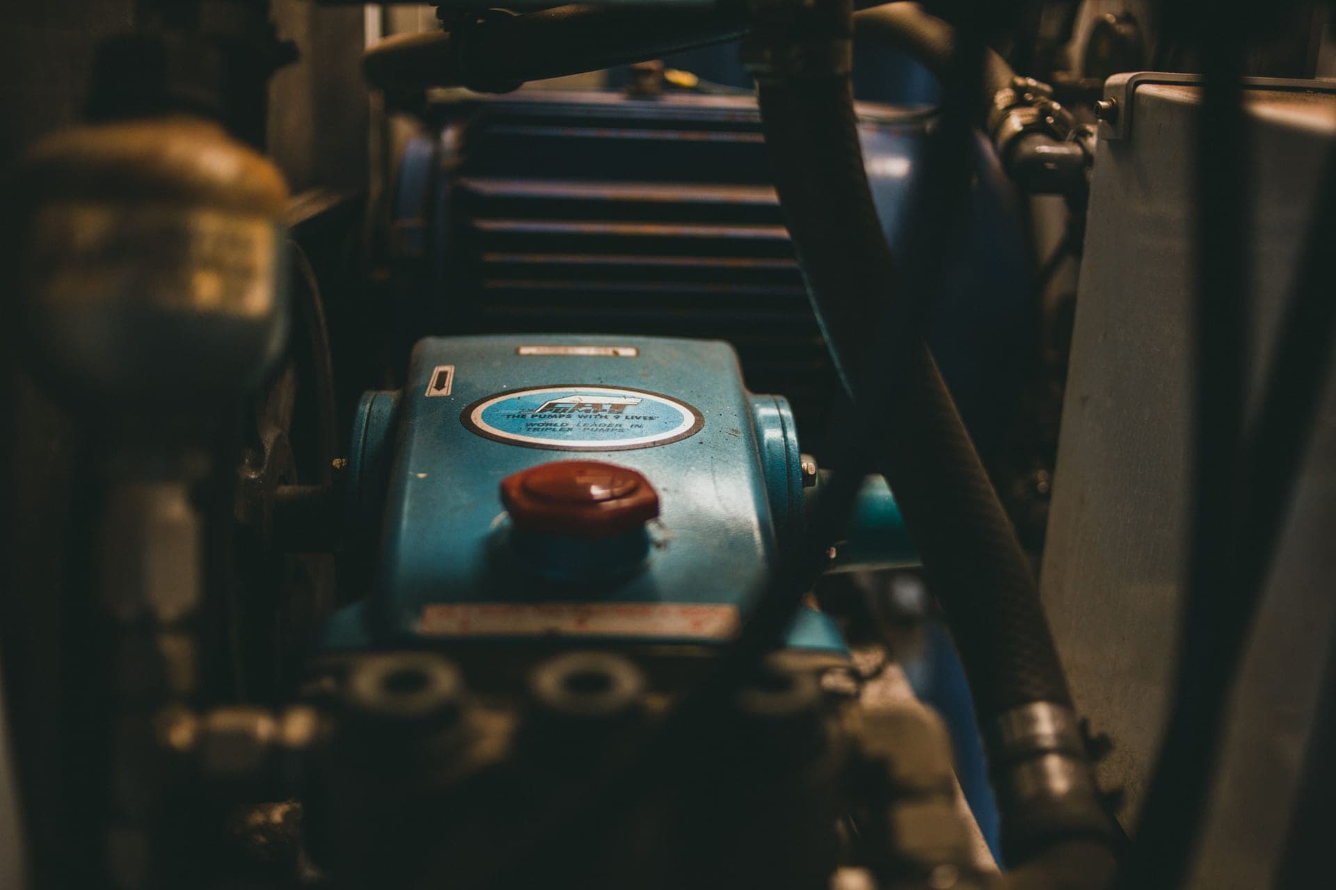 An industrial electric motor and pump unit