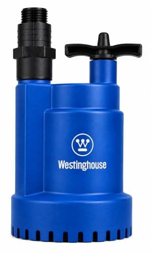Westinghouse Submersible Utility Pump, 1/4 HP, 25 GPM