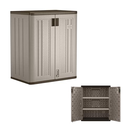 Suncast 9 Cu Ft Lockable Base Storage Cabinet