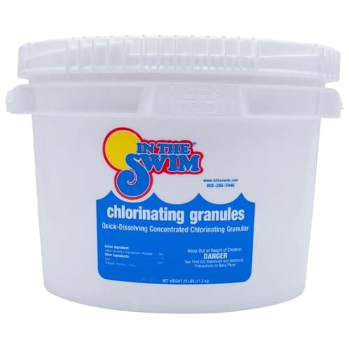 In The Swim Sodium Dichlor Chlorine Shock Granules, 25 lb
