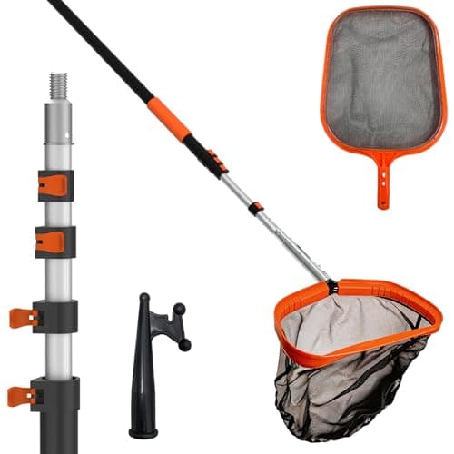 Skimmer Net with Telescopic Pole