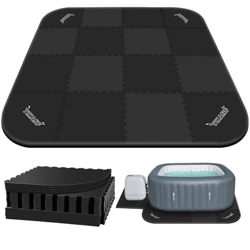 Extra-Thick Hot Tub Ground Mat, 85 in, 1/2 in EVA Foam