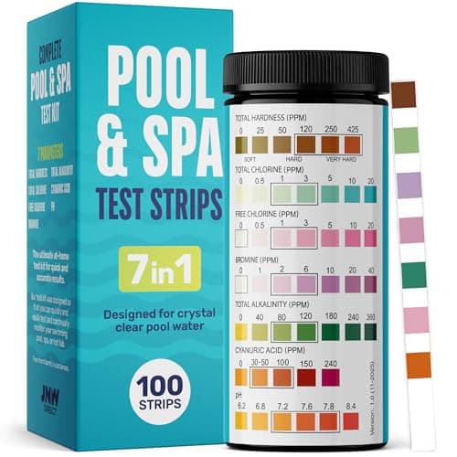 JNW Direct 7-in-1 Pool and Spa Test Strips